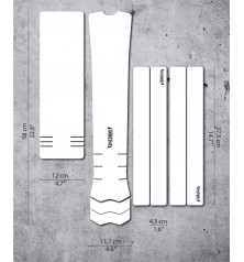 Protector Cuadro Pro Full E-Bike Transparente Brillante Dyedbro