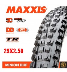 Neumático Maxxis MINION DHF DD/ TR /WT/3C Maxx Grip 29x2.50