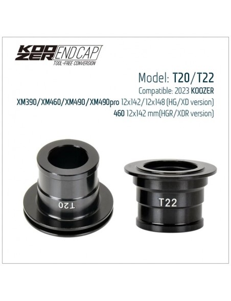 Punteras Koozer T20/T22 12x142/148 HG XD 23+