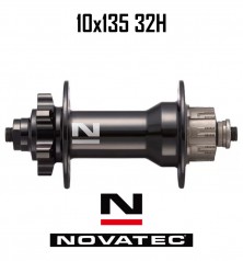 Maza Trasera Novatec D252SBT 32H M10X145X135MM BLACK