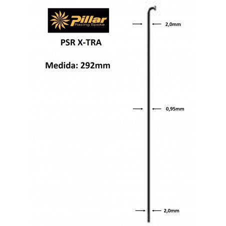 Rayo PILLAR 292mm PSR X-TRA BLACK OXIDE 1422