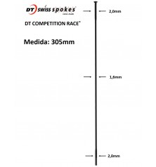 Rayos DT SWISS COMPETITION RACE 305mm Recto