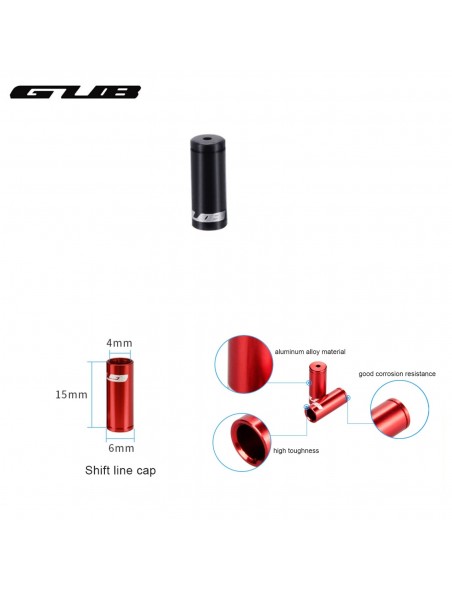 Tope para funda 4mm aluminio Negro